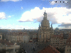 Archived image Webcam Dresden - Frauenkirche and Neumarkt square 09:00
