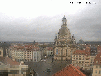 Archived image Webcam Dresden - Frauenkirche and Neumarkt square 13:00