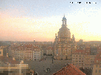 Archived image Webcam Dresden - Frauenkirche and Neumarkt square 05:00