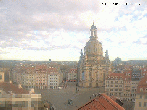 Archived image Webcam Dresden - Frauenkirche and Neumarkt square 07:00