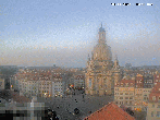 Archiv Foto Webcam Dresden - Frauenkirche und Neumarkt 11:00