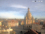 Archived image Webcam Dresden - Frauenkirche and Neumarkt square 07:00