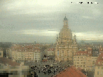 Archiv Foto Webcam Dresden - Frauenkirche und Neumarkt 13:00