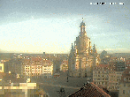 Archived image Webcam Dresden - Frauenkirche and Neumarkt square 07:00