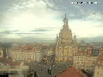Archived image Webcam Dresden - Frauenkirche and Neumarkt square 11:00