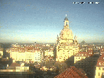 Archiv Foto Webcam Dresden - Frauenkirche und Neumarkt 13:00