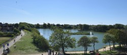 Archiv Foto Webcam Sylt: Dorfteich an der Friesenkapelle in Wenningstedt 13:00