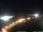 Archiv Foto Webcam Westerland auf Sylt: Restaurant Strandoase 23:00