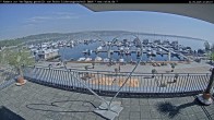 Archived image Webcam Lake Geiseltalsee - Marina Mücheln 09:00