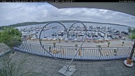 Archived image Webcam Lake Geiseltalsee - Marina Mücheln 09:00