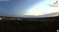 Archiv Foto Webcam Schramberg: Ausblick vom Wasserturm Waldmössingen 03:00