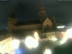 Archiv Foto Webcam Mainz - Marktplatz und Dom 01:00