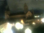 Archived image Webcam Mainz - Market and Cathedral 23:00