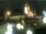 Archived image Webcam Mainz - Market and Cathedral 23:00