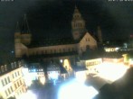 Archived image Webcam Mainz - Market and Cathedral 23:00