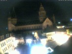Archiv Foto Webcam Mainz - Marktplatz und Dom 23:00