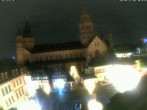 Archived image Webcam Mainz - Market and Cathedral 23:00
