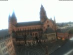 Archived image Webcam Mainz - Market and Cathedral 19:00