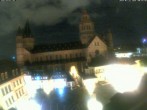 Archiv Foto Webcam Mainz - Marktplatz und Dom 23:00