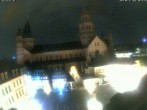 Archiv Foto Webcam Mainz - Marktplatz und Dom 23:00