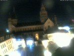 Archiv Foto Webcam Mainz - Marktplatz und Dom 23:00