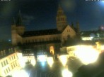 Archived image Webcam Mainz - Market and Cathedral 23:00