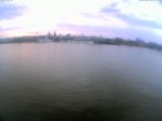 Archiv Foto Webcam Rheinufer Mainz-Kastel 19:00