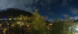Archived image Webcam Saas Fee - View Village 23:00