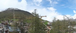 Archived image Webcam Saas Fee - View Village 13:00