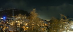 Archiv Foto Webcam Saas Fee: Blick in den Ortskern 01:00