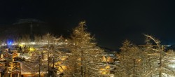 Archiv Foto Webcam Saas Fee: Blick in den Ortskern 23:00