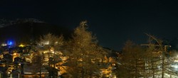 Archiv Foto Webcam Saas Fee: Blick in den Ortskern 03:00