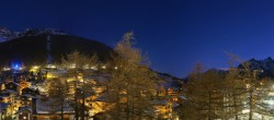 Archiv Foto Webcam Saas Fee: Blick in den Ortskern 05:00