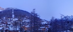 Archiv Foto Webcam Saas Fee: Blick in den Ortskern 06:00