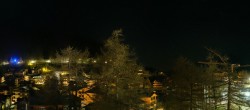 Archiv Foto Webcam Saas Fee: Blick in den Ortskern 23:00