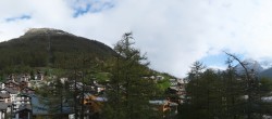 Archiv Foto Webcam Saas Fee: Blick in den Ortskern 07:00