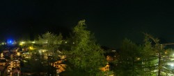 Archiv Foto Webcam Saas Fee: Blick in den Ortskern 23:00