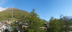 Archiv Foto Webcam Saas Fee: Blick in den Ortskern 07:00