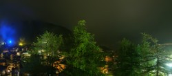 Archiv Foto Webcam Saas Fee: Blick in den Ortskern 01:00