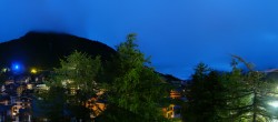 Archiv Foto Webcam Saas Fee: Blick in den Ortskern 03:00