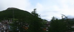 Archiv Foto Webcam Saas Fee: Blick in den Ortskern 06:00