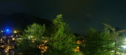 Archiv Foto Webcam Saas Fee: Blick in den Ortskern 01:00