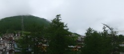 Archiv Foto Webcam Saas Fee: Blick in den Ortskern 07:00