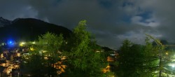 Archived image Webcam Saas Fee - View Village 23:00