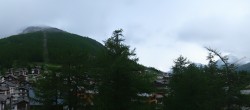 Archiv Foto Webcam Saas Fee: Blick in den Ortskern 06:00