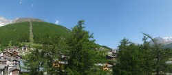 Archiv Foto Webcam Saas Fee: Blick in den Ortskern 09:00