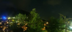 Archiv Foto Webcam Saas Fee: Blick in den Ortskern 23:00
