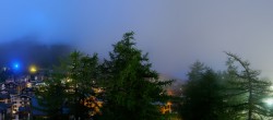 Archiv Foto Webcam Saas Fee: Blick in den Ortskern 03:00