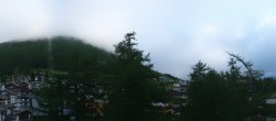 Archiv Foto Webcam Saas Fee: Blick in den Ortskern 06:00