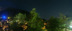 Archiv Foto Webcam Saas Fee: Blick in den Ortskern 01:00